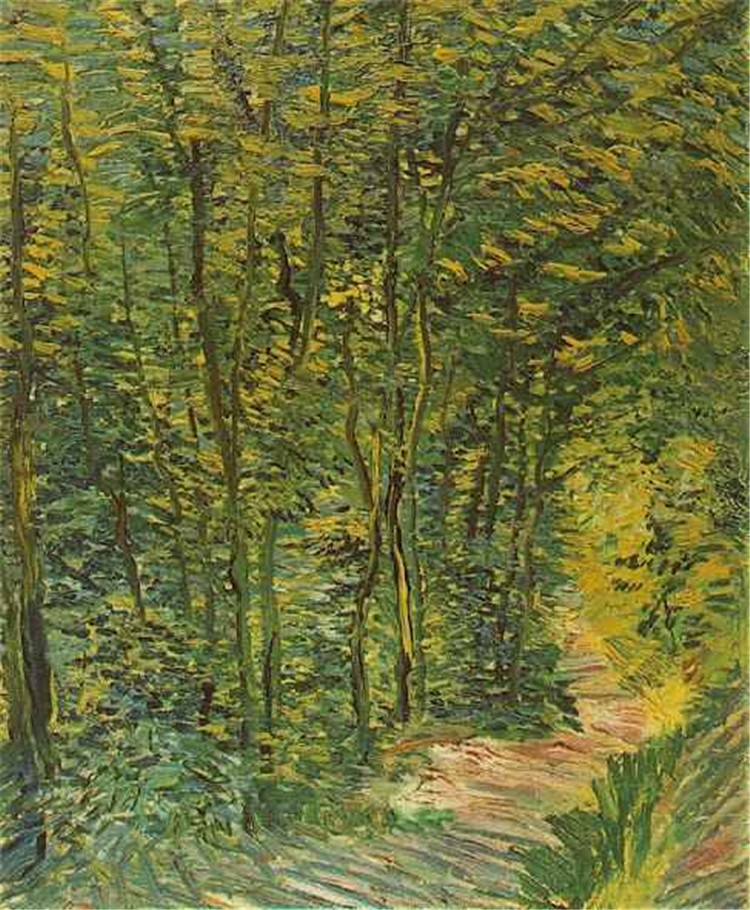 Path In The Woods Vincent Willem Van Gogh Oil Painting